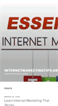 Mobile Screenshot of internetmarketingtips.org